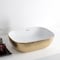 Whitehaus Rctnglr Above Mount Basin W/ An Embossed Exterior, Interior, And Center WH71302-F25 - alternate 2